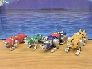 Trendmasters 1994 Voltron Lion Force Set (Red, Green, Blue, Yellow) Loose No Box - Picture 1 of 3