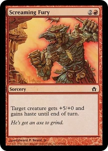 SCREAMING FURY x4 mtg EX-NM Fifth Dawn 4 Common - Picture 1 of 1