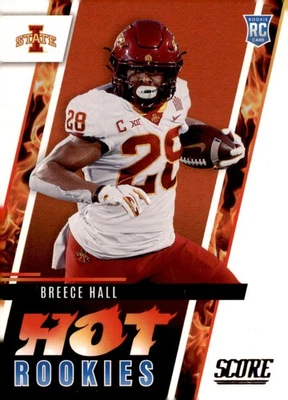 2022 Score #HR5 Breece Hall Hot Rookies - Image 1 of 2