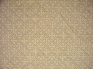 CELTIC CROSS CROSSES FOILS BEIGE COTTON FABRIC FQ - Picture 1 of 4