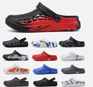 Gartenschuhe Herren Gummi Männer Hausschuhe Damen Pantoletten Badeschuhe Sandal - Bild 1 von 26