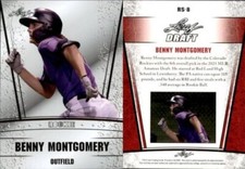 BENNY MONTGOMERY 2022 LEAF "SILVER EDITION" ROOKIE CARD #RS-08 !