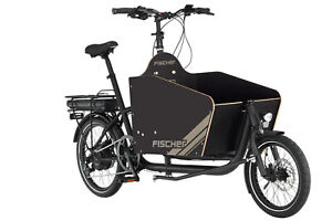 16/20 Zoll E-Bike Fischer Leo 1.0 Cargo Lasten Elektro Fahrrad bis145 Kg mit Box