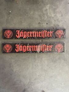 Jagermeister Rubber Bar Runner Spill Mat 20" x 3 1/2” Size