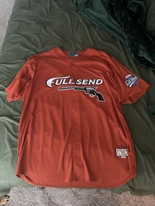 Nelk Boys Full Send Colt 45 Baseball Jersey Size XL - Picture 1 of 4