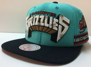 Vancouver Grizzlies Mitchell & Ness NBA Snapback Hat RARE Cap Memphis Shorts - Picture 1 of 12