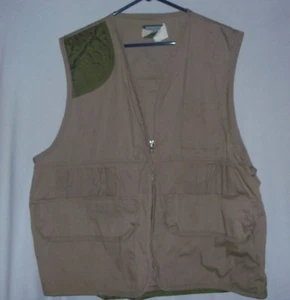 Vintage SafTbak Men's Canvas Pheasant Hunting Vest 48" Chest USA L - Picture 1 of 2
