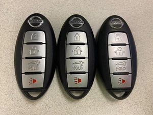 LOT 3 NISSAN KEY FOB KEYLESS ENTRY REMOTE FCC ID KR5S180144106 S180144106 OEM - Picture 1 of 2