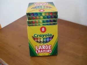 2 Crayola Large Crayons 8-Color Set YOU GET 2 PACKS - Picture 1 of 3