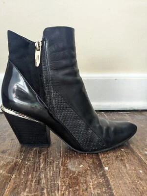 Botas Sigerson Morrison 7 negras al tobillo Foto 1 de 4