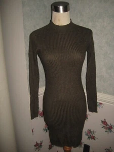 Express Mock Neck Luxury Sweater Dress Size L NWoT  - Picture 1 of 4
