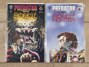 Predator Vs. Magnus Robot Fighter #1-2 Complete (Dark Horse/Valiant 1992) NM - Picture 1 of 3