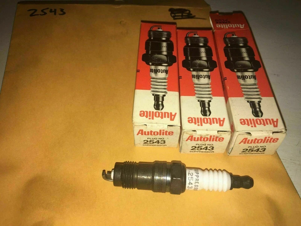 Bujías Autolite 2543 - Juego de 3 bujías - A2 Foto 1 de 1