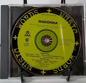 1998 MADONNA Worte + Musik PROMO Interview CD William Orbit RAY OF LIGHT seltene CD - Bild 1 von 3