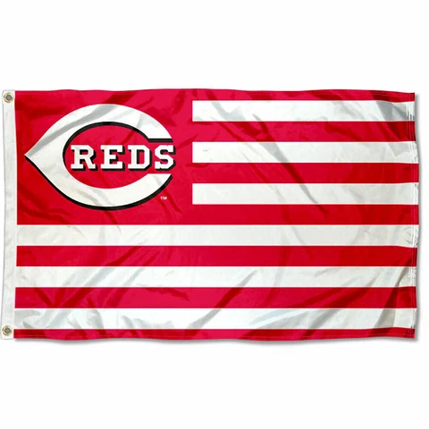 Cincinnati Reds Nation Flag Stripes Cover