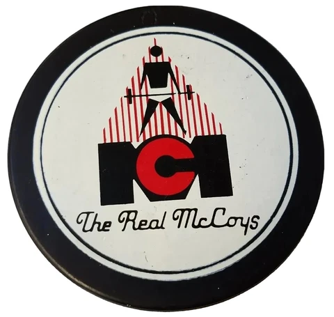 THE REAL McCOYS actors rare OHA VICEROY CANADA VINTAGE OFFICIAL GAME PUCK Cover