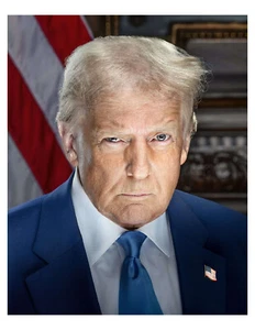 2025 President Donald Trump 8x10 Portrait Photo On 8.5" x 11" - Picture 1 of 1