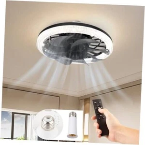Tommax Ceiling Fans with Lights and Remote, 11.8 Inch Circle E26/E27 Socket - Picture 1 of 8