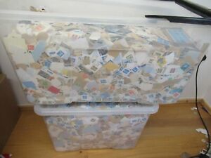 1kg GB kiloware ex charity loose on-paper mixture 1 kilo 1000s stamps
