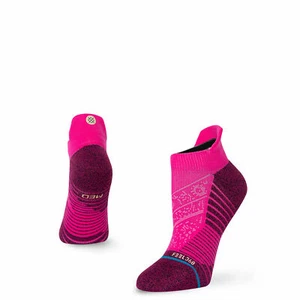 Stance Women's M 8-10.5 Athletic Over The Edge Tab Height Socks Pink Low - Picture 1 of 1