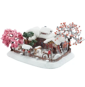 3D Metal Puzzle Fairy Tale Snow House Model DIY Assemble Jigsaw Adult Toys - Picture 1 of 12