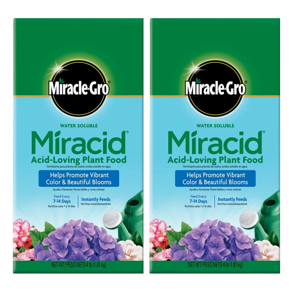 MIRACLE-GRO Miracid Acid-Loving Plant Food, 30-10-10 Formula, 4-Lb. (Pack of 2) - Image 1 of 1