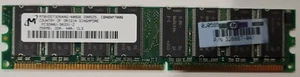 Micron MT8VDDT3264AG-40BG6 256MB Memory RAM PC3200U-30331-Z HP 326667-041 - Picture 1 of 2