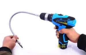 Flexible Extension Screwdriver Drill Bit Shaft Bit Holder 1/4"Connecting Link - Picture 1 of 11