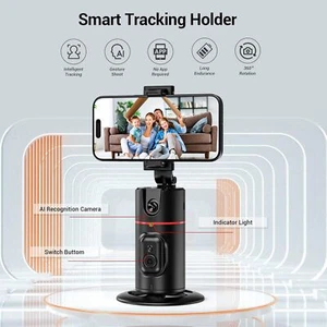 360° AI Auto Face Tracking Stativ Smart Handy Selfie Stick Gestensteuerung 2025 - Bild 1 von 14