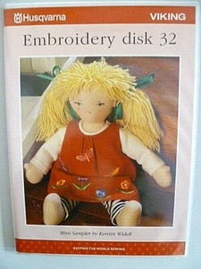 Husqvarna Viking Designer 1 Embroidery Designs # 32 KERSTIN WIDELL Floppy Disk - Picture 1 of 3