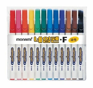 Sharpie a base de aceite Monami 12 colores en 1 paquete - Imagen 1 de 1