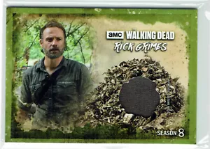 Walking Dead Season 8 Part 1 Costume Relic Card Rick Grimes RC-RG #25/25 - Picture 1 of 2
