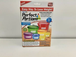 NEW As Seen On TV Get Fit Perfect Portions Portion Control Containers - Picture 1 of 6