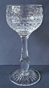 STUART CRYSTAL BEACONSFIELD PATTERN 6¾" HOCK GLASSES - SIGNED (9387) - Picture 1 of 1