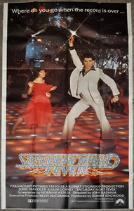 SATURDAY Night FEVER 1977 ORIGINAL 41X81 NM MOVIE POSTER JOHN TRAVOLTA K. GORNEY - Picture 1 of 2