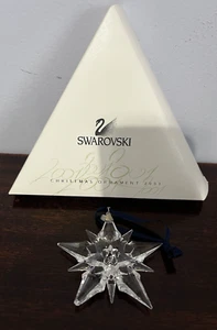 Ornamento annuale Natale Swarovski austriaco 2001 stella-fiocco di neve 3"! - Foto 1 di 5