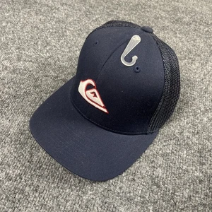 Cappello uomo Quiksilver originale Flex-Fit taglia unica maglia ricamata - Foto 1 di 3
