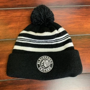 Chicago Blackhawks Winter Hat Cap Beanie TRANSUNION NHL Hockey - Picture 1 of 2