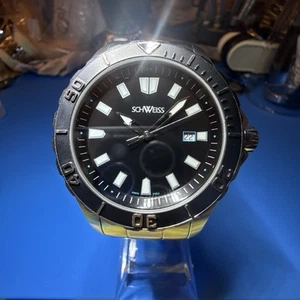 Schweiss Taucheruhr Swiss Made!  Blue Lume! - Bild 1 von 7