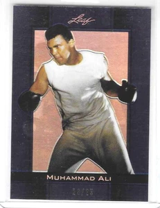 MUHAMMAD ALI 2010 Collezione Foglie RIFRATTORE BLU #/25 - Foto 1 di 2