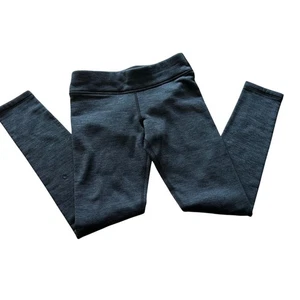 Athleta GIRL Polartec Fleece Legging Black Space Dye L/12 - Picture 1 of 6