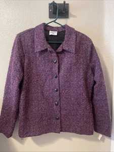 Alfred Dunner Tweed Sakko Damen 18 Knopfleiste Neu mit Etikett - Bild 1 von 5