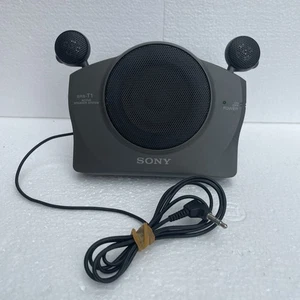 Sony SRS T1 Portable Mini Active Speaker System - Grey 17 x 10cm - Picture 1 of 8