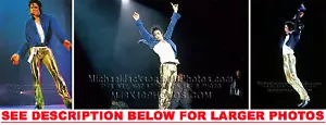 MICHAEL JACKSON BRUNEI TOUR BLUEnGOLD 3xRARE8x10 PHOTOS - Picture 1 of 1