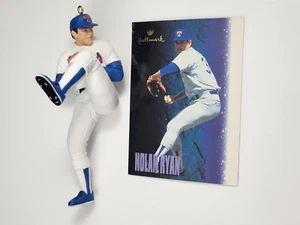 Vintage 1996 Nolan Ryan Trading Card Hallmark Christmas Ornament MLB Rangers  - Picture 1 of 6