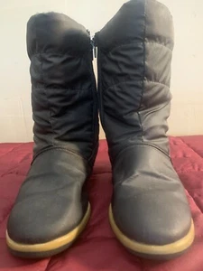 Women’s 7M Dexter nylon waterproof boots short. Wedge Heel, Lined ,Old School - Picture 1 of 5
