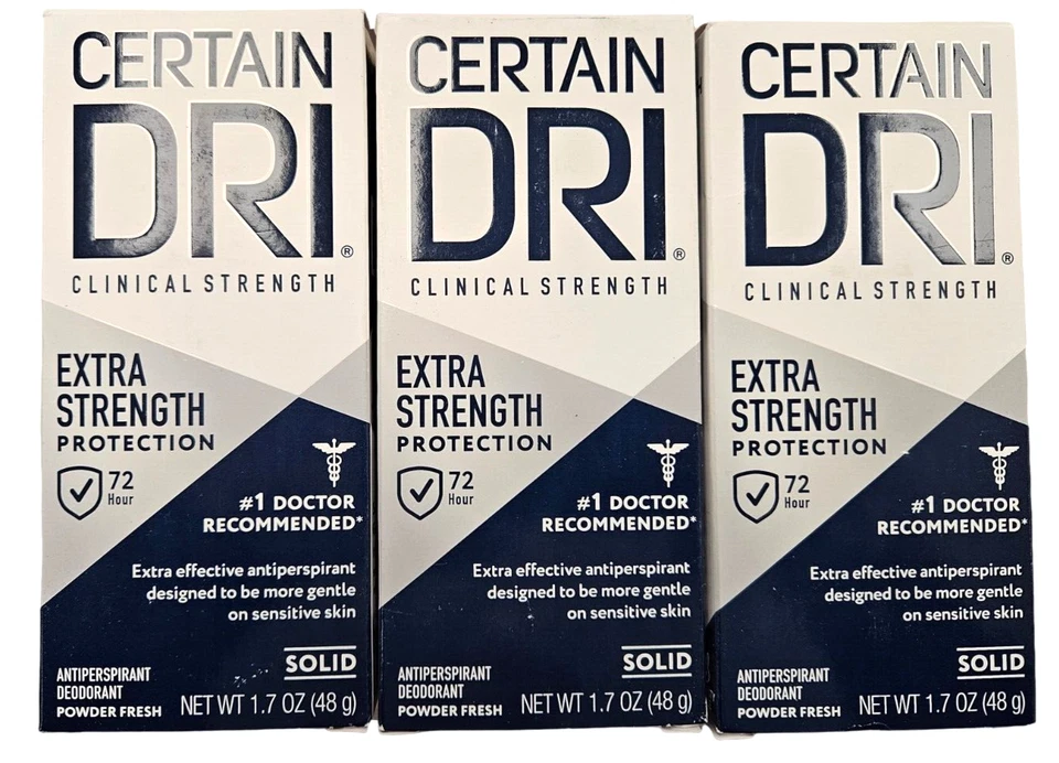 Certain Dri Antiperspirant Solid for Excessive Perspiration-1.7 oz