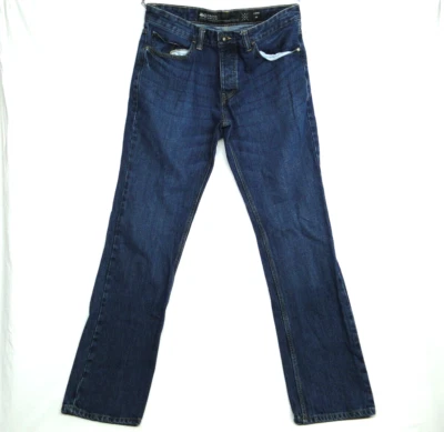 CROSSHATCH Lincoln Jeans SIZE 36 Long Waist W 32 ? Inside leg L 32 -33 Blue Mens - Image 1 of 4