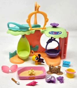 Rincón de parque infantil para mascotas LPS Littlest Pet Shop con mascotas y accesorios - Imagen 1 de 6