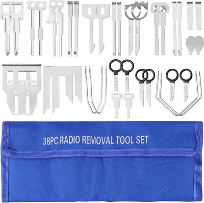 38TLG Universal Autoradio Ausbauwerkzeug Für Radio Navi Radio Ausbau Werkzeug I  - Bild 1 von 4
